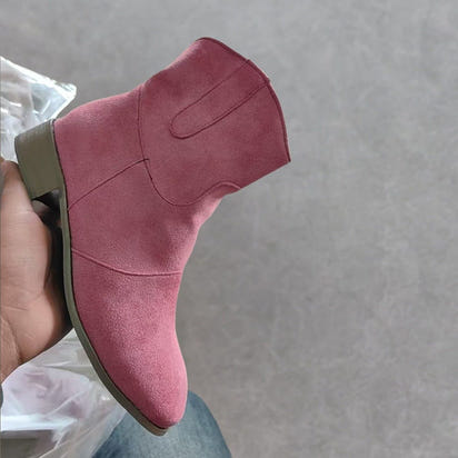 Comfortable Low - Heeled Women's Boots in Various Colors - Nest of Glam