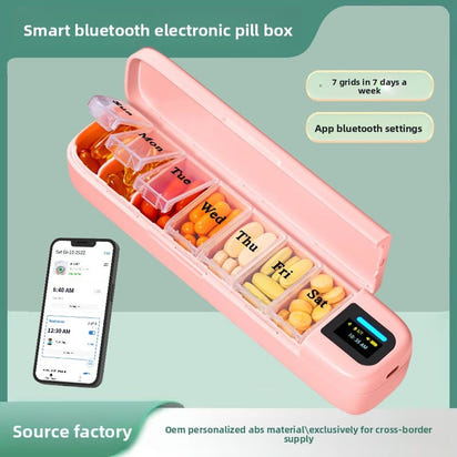 Portable Alarm Pill Dispenser - Nest of Glam
