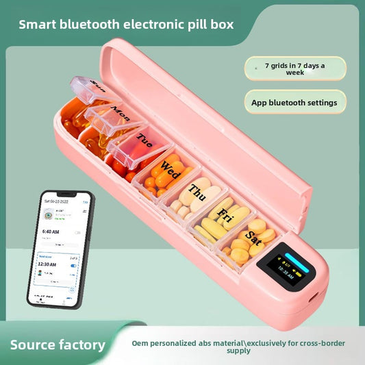 Portable Alarm Pill Dispenser - Nest of Glam