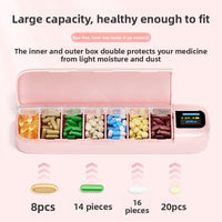 Portable Alarm Pill Dispenser - Nest of Glam